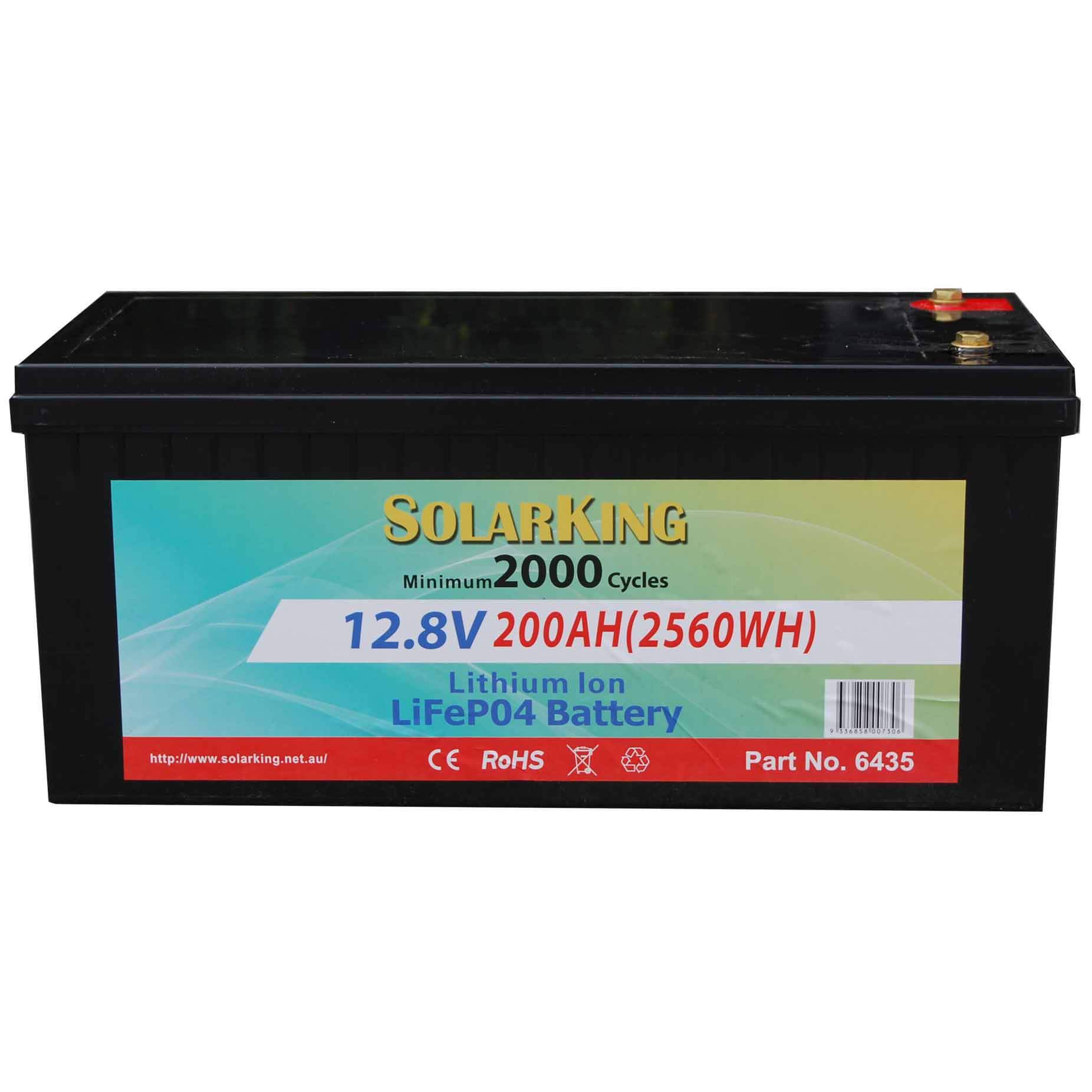 200AH Lithium LiFe PO4 SolarKing Battery - LB-200-12-80