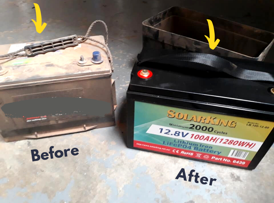 ​Lithium liFePo4 battery Vs Lead Acid Battery By SolarKing