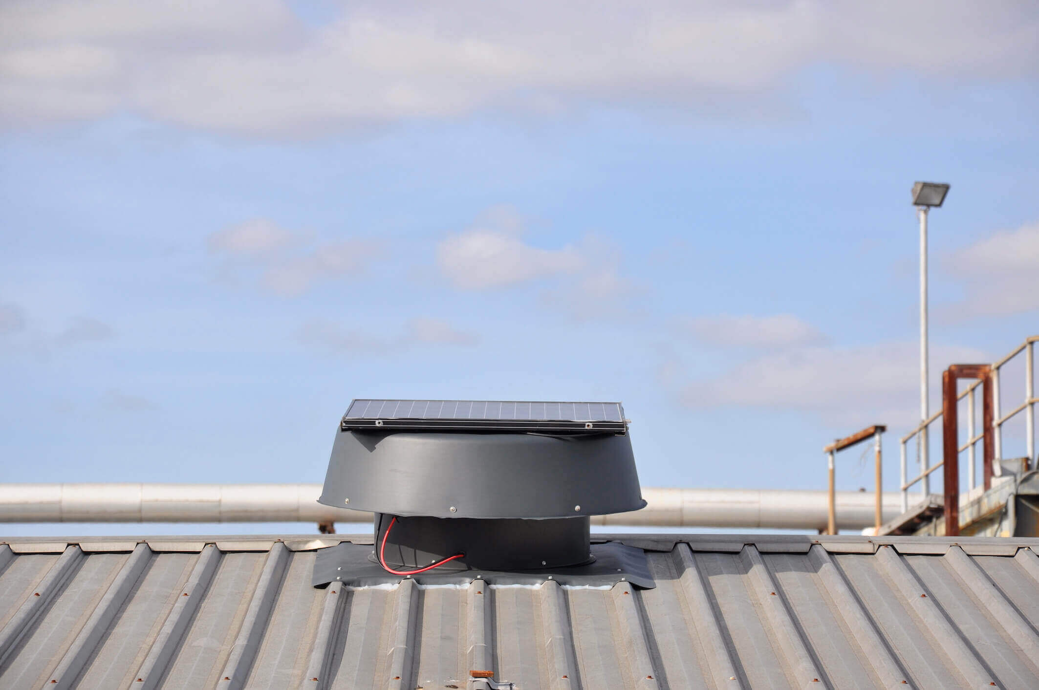 Commercial Solar Roof Ventilation Fan 600MM 120W